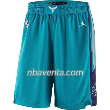 Charlotte Hornets Hombre Pantalones Azul 2018-19 Jordan Brand Swingman